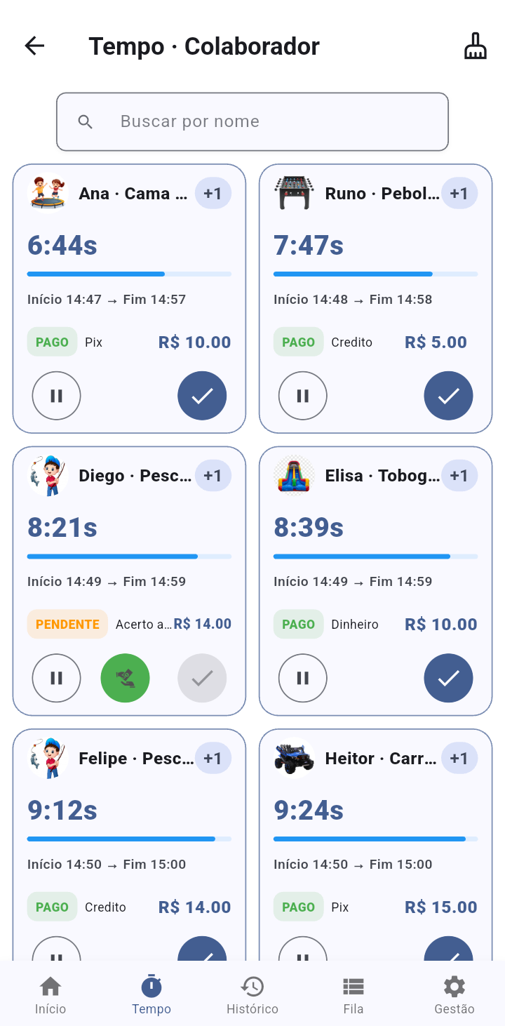 TEMPO REAL no aplicativo Play Joke